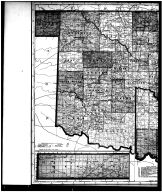 Indian Territory and Oklahoma Map - Left, Garfield County 1906